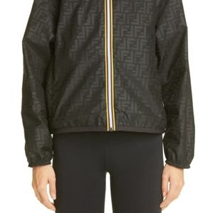 Fendi-KWay Reversible Waterproof Windbreaker - XS